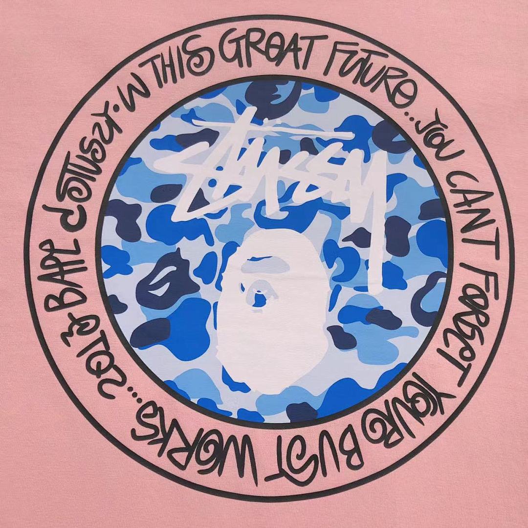 Bape 78 BAPE STUSSY T-SHIRT 411181642 (Im 170Cm 57Kg I Wear Size S In The Phot) - Image 18