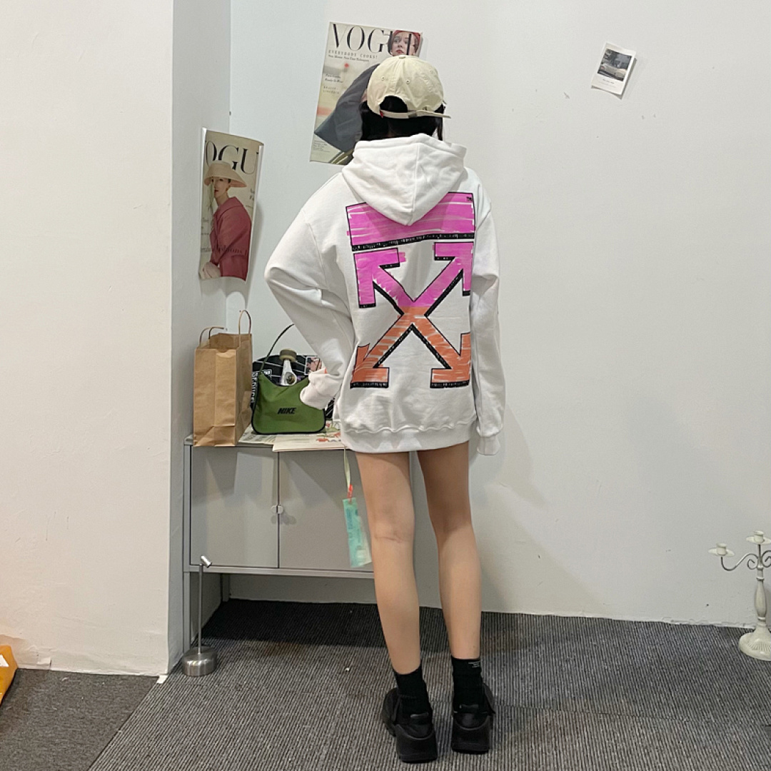 Off-White 116 OFF-WHITE (WHITE HOODIE) - Image 50