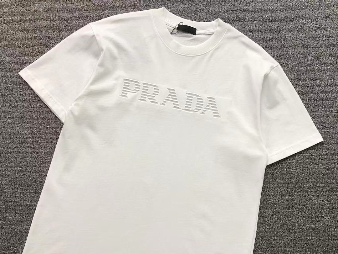Prada 115 P⭐A⭐A T-SHIRT 124707104 (Im 170Cm 60Kg I Wear Size S In The Phot) - Image 9