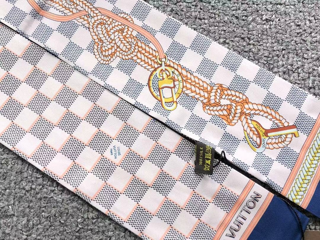 Louis Vuitton 68 L⭐ SCARF 5220710102 (Long 180CM* Wide 8CM*) - Image 5