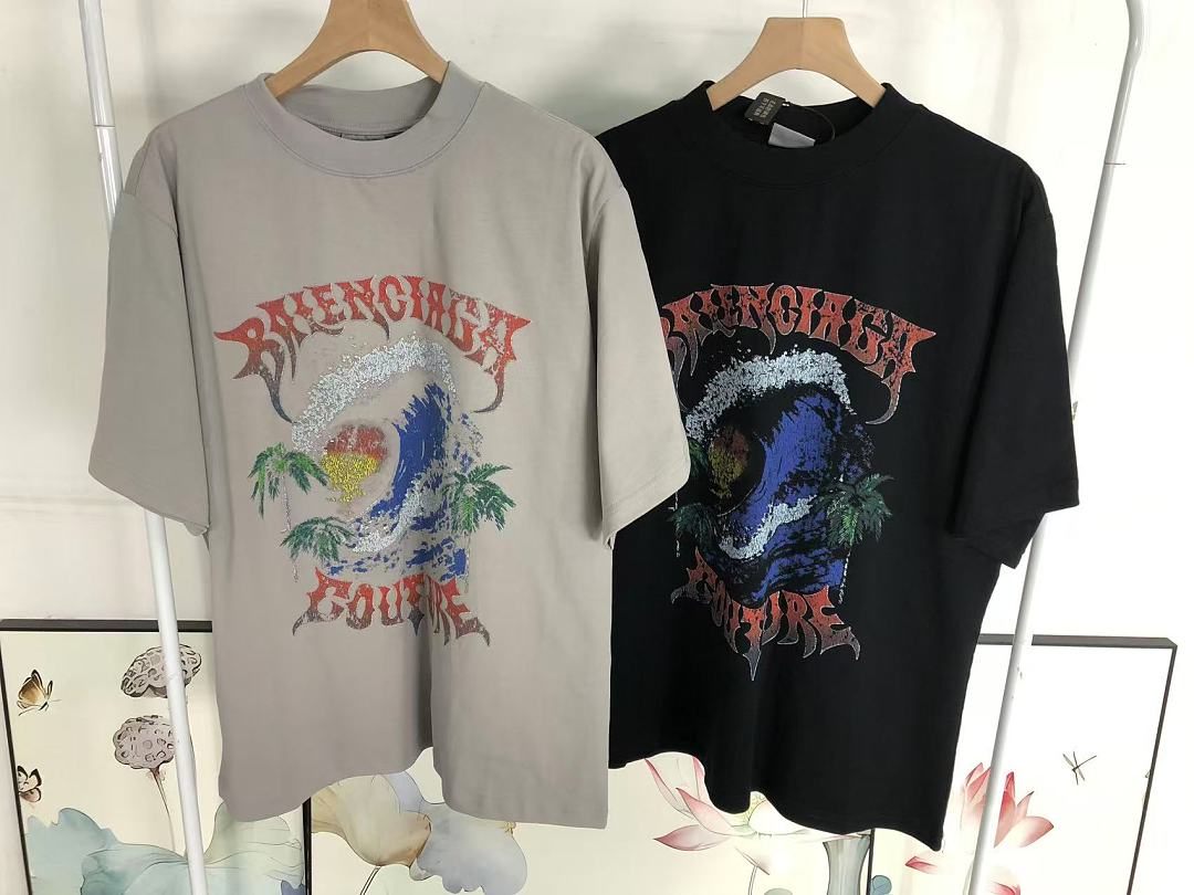 Balenciaga 128 B⭐L⭐⭐⭐IA⭐A T-SHIRT 42060511163 (Im 170Cm 60Kg I Wear Size XS In The Phot) - Image 24