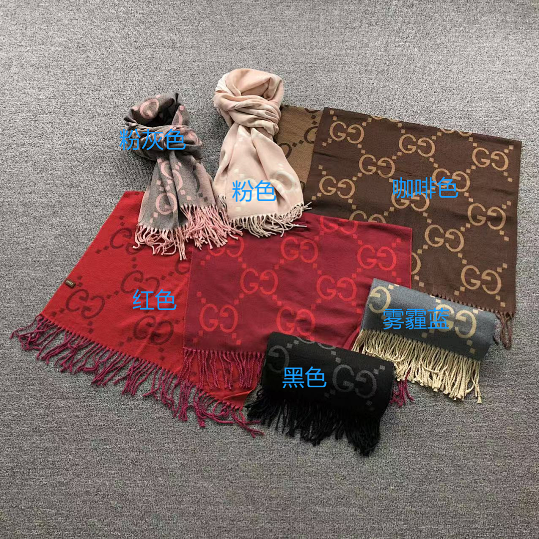 Gucci 98 G⭐C⭐I SCARF 581201102 (Long 180CM* Wide 65CM*) - Image 2