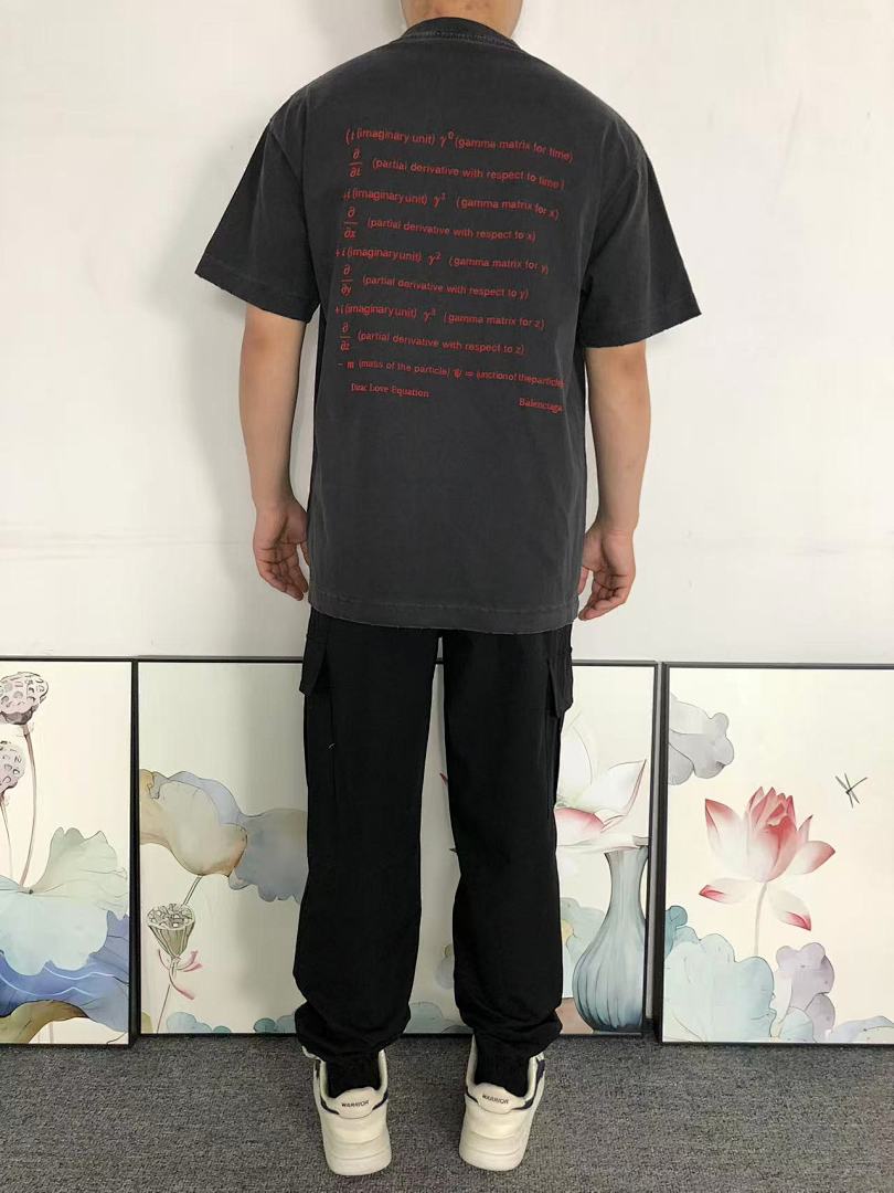 Balenciaga 168 B⭐L⭐⭐⭐IA⭐A T-SHIRT 2203181805 (Im 170Cm 60Kg I Wear Size S In The Phot) - Image 4