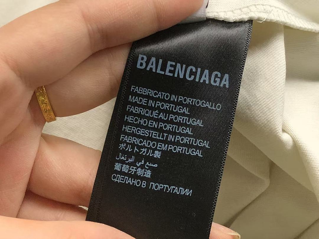 Balenciaga 128 B⭐L⭐⭐⭐IA⭐A T-SHIRT 3108082221 (Im 170Cm 60Kg I Wear Size S In The Phot) - Image 18
