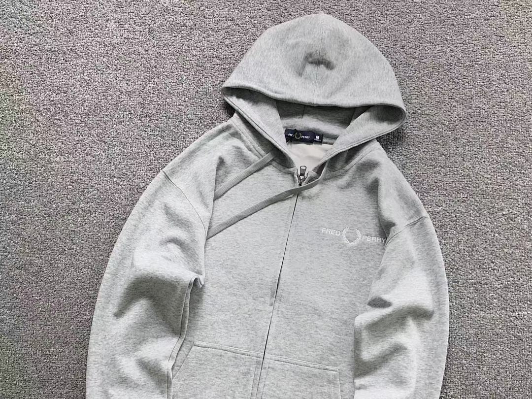 Unbranded 215 FRED PERRY HOODIE 2111180901 (Im 170Cm 60Kg I Wear Size M In The Phot) - Image 11