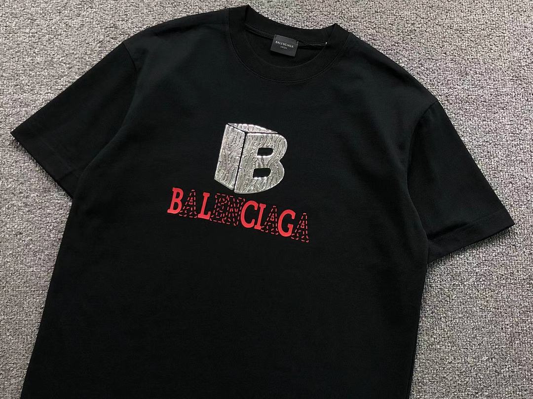 Balenciaga 118 B⭐L⭐⭐⭐IA⭐A T-SHIRT 52418122147 (Im 170Cm 60Kg I Wear Size L In The Phot) - Image 11