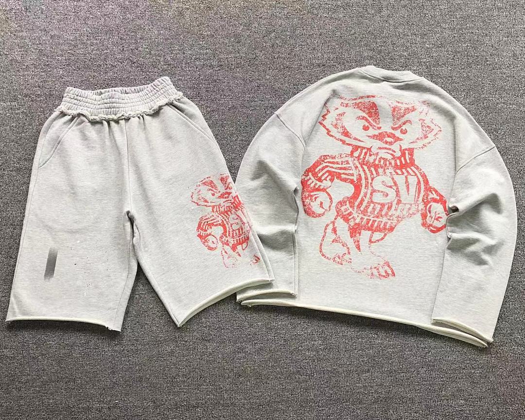 Saint Vanity SHORTS218 SA⭐N⭐VA⭐IT⭐ HOODIE SHORTS 3206034972 (Im 170Cm 60Kg I Wear Size M In The Phot) - Image 6