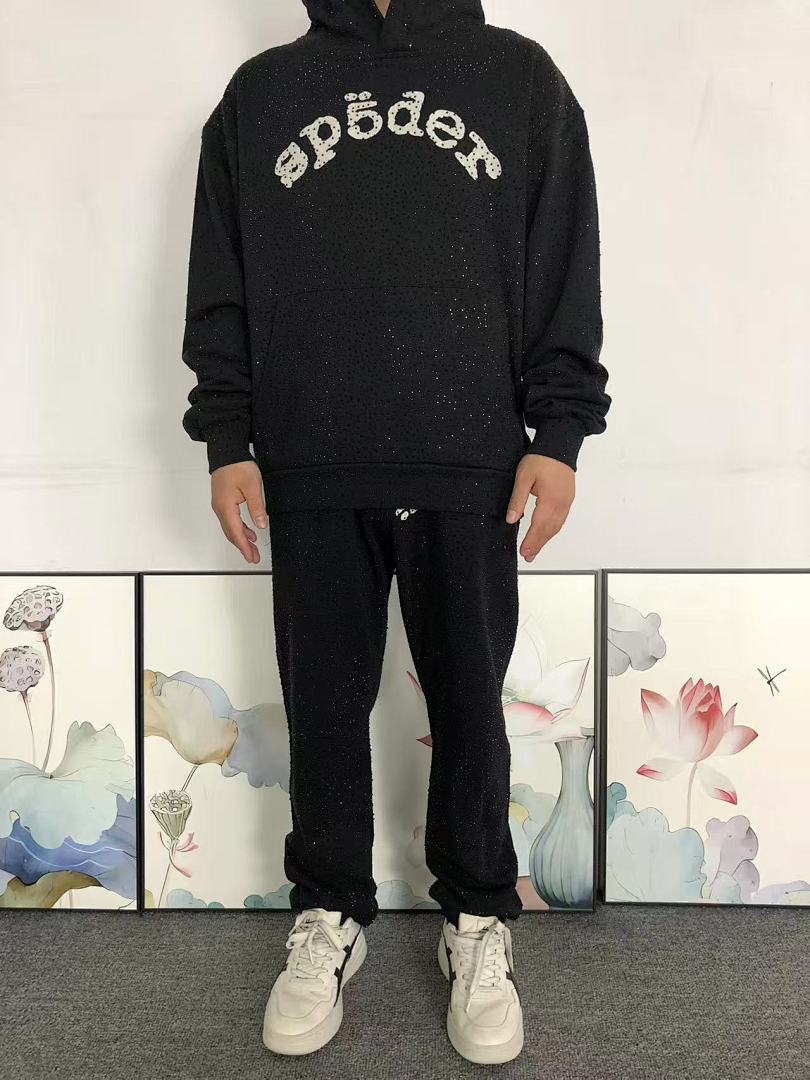 Sp5der TROUSERS 165 SP5DER HOODIE - Image 4