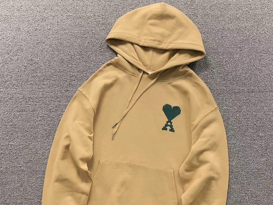 AMI 188 AMI HOODIE 22082707001 (Im 170Cm 60Kg I Wear Size M In The Phot) - Image 8