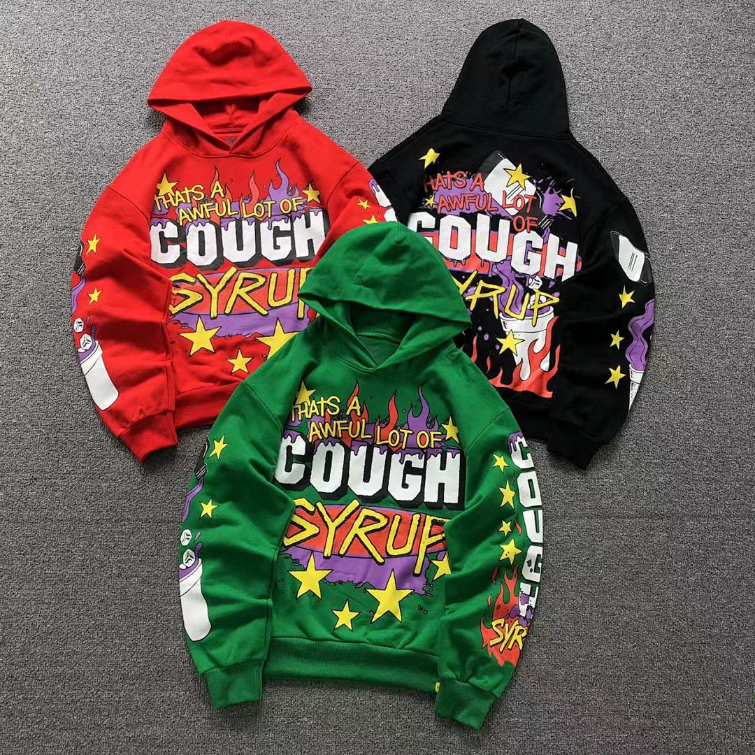 Cough Syrup 218 COU⭐H SY⭐UP HOODIE 4201290672 (Im 170Cm 60Kg I Wear Size M In The Phot)