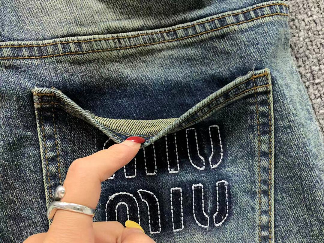 Miu Miu 218 M⭐U TROUSERS 5112207106 (Im 170Cm 60Kg I Wear Size S In The Phot) - Image 12