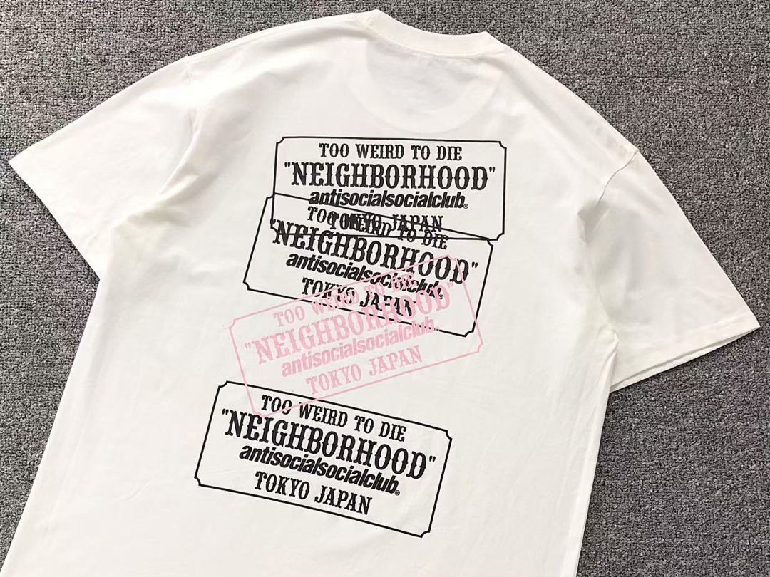 Christian Louboutin 85 ANTI SOCIAL CLUB NEIGHBORHOOD T-SHIRT - Image 12