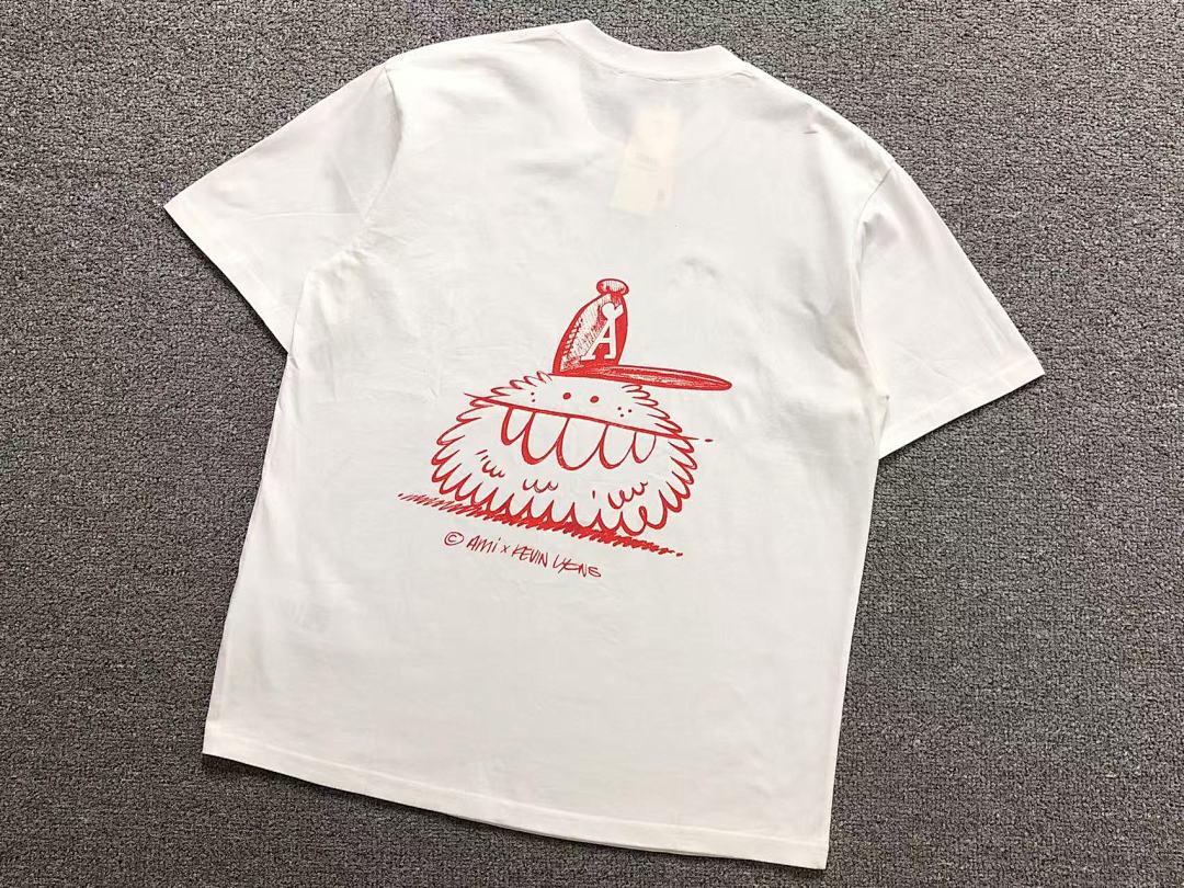 AMI 95 AMI T-SHIRT 3203201221 (Im 170Cm 60Kg I Wear Size M In The Phot) - Image 7