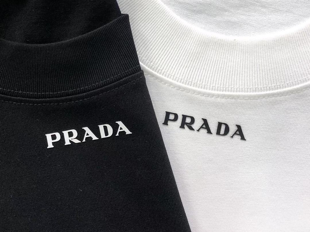 Prada 108 P⭐A⭐A T-SHIRT 42042901133 (Im 170Cm 60Kg I Wear Size 2XL In The Phot) - Image 12