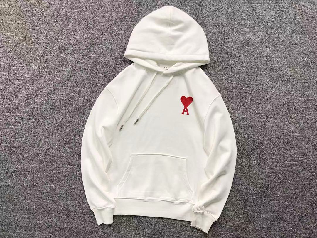 AMI 158 AMI HOODIE 3201081417 (Im 170Cm 60Kg I Wear Size S In The Phot) - Image 7