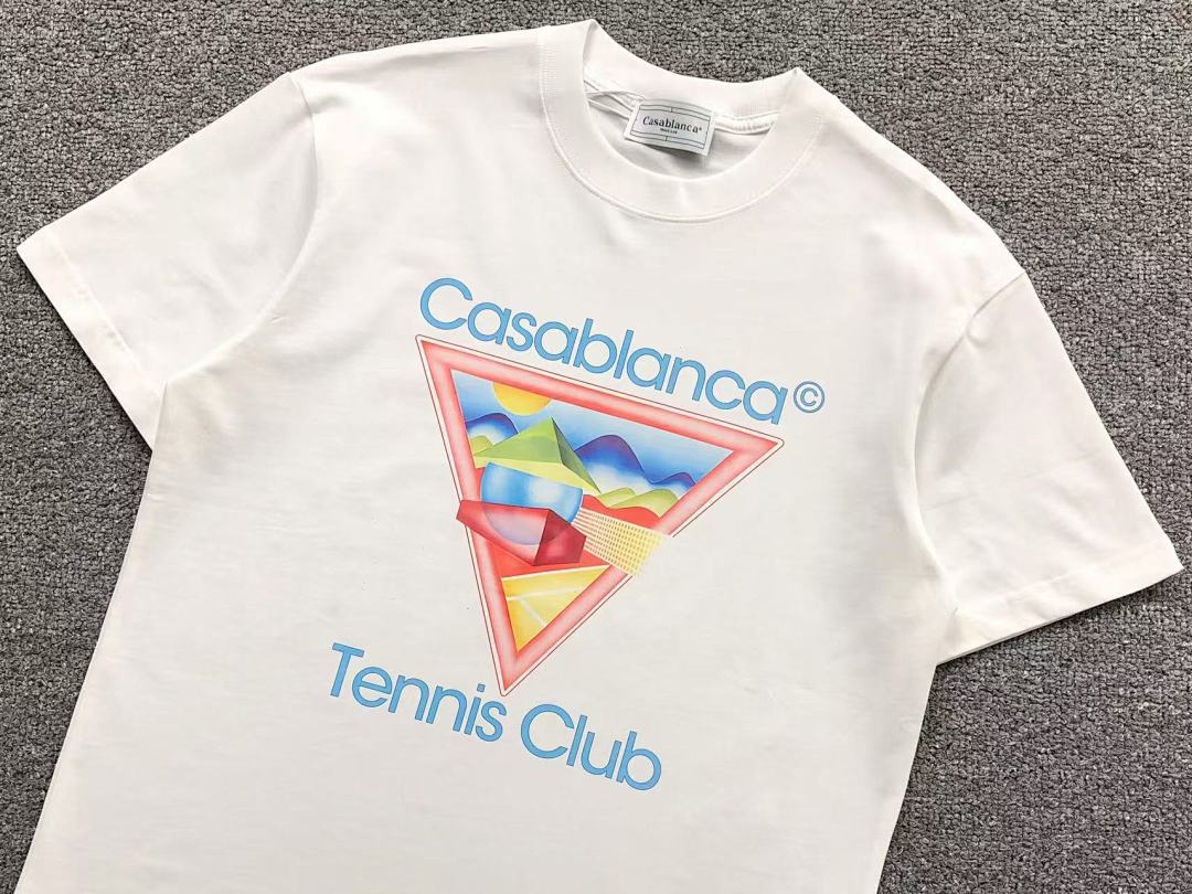 Casablanca 98 CASABLANCA T-SHIRT 41061911127 (Im 170Cm 60Kg I Wear Size S In The Phot) - Image 9