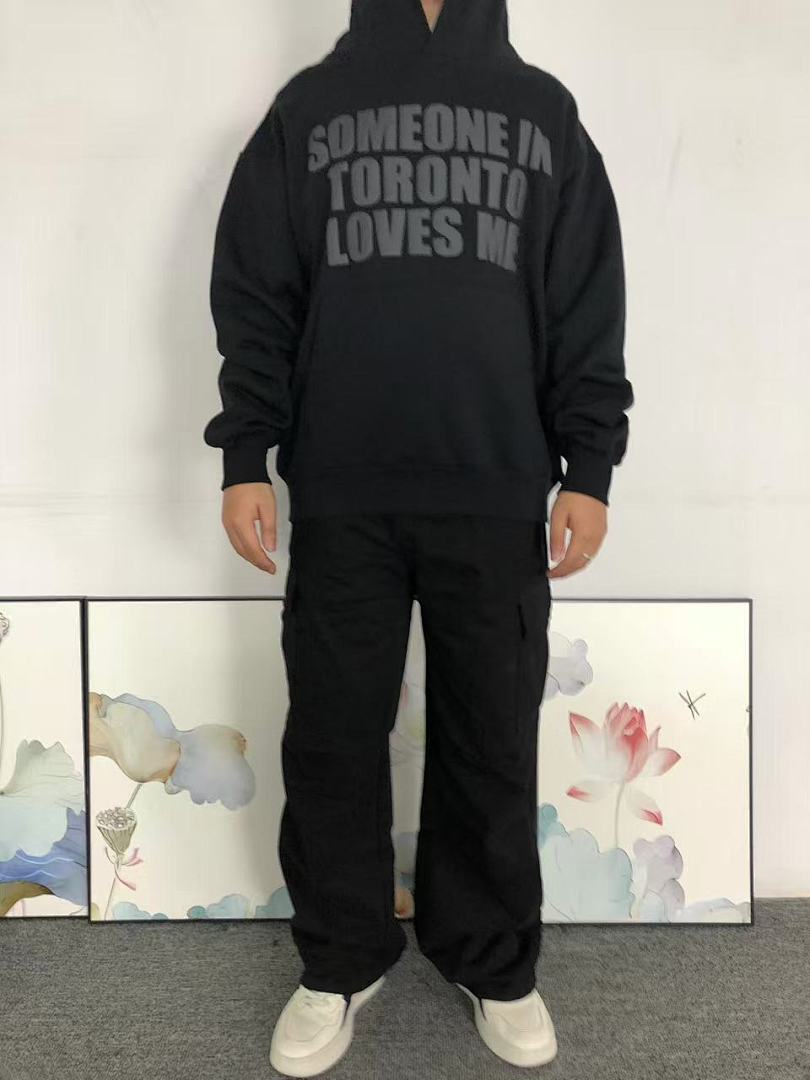 Unbranded 208 FASHION HOODIE 3111010472 (Im 170Cm 60Kg I Wear Size M In The Phot) - Image 3