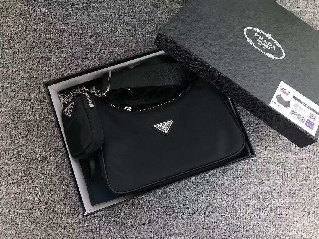Prada 258 P⭐A⭐A BAG 4104210175 (Long 21CM* Wide 6CM*15CM) - Image 20