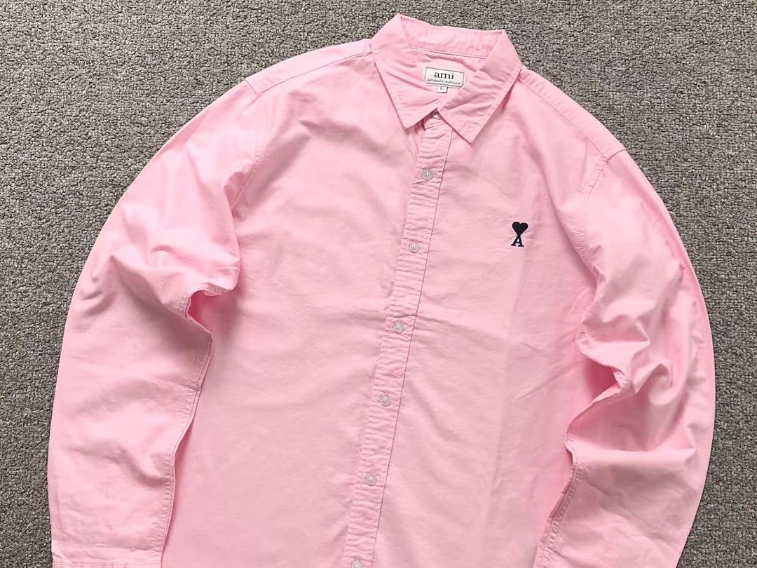AMI 128 AMI SHIRT 5251603147 (Im 170Cm 60Kg I Wear Size L In The Phot) - Image 12