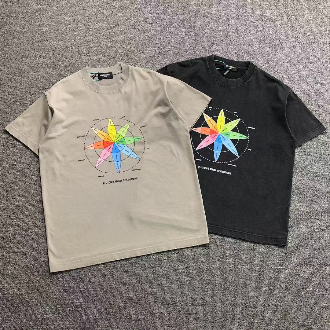 Balenciaga 128 B⭐L⭐⭐⭐IA⭐A T-SHIRT 213041821 (Im 170Cm 55Kg I Wear Size L In The Phot)