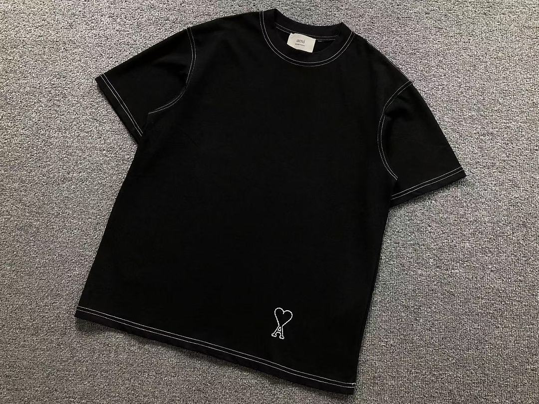 AMI 98 AMI T-SHIRT 3205180817 (Im 170Cm 65Kg I Wear Size S In The Phot) - Image 12