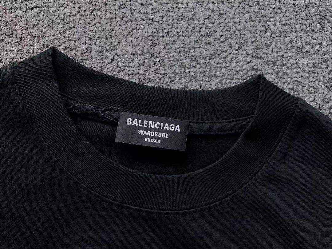 Balenciaga 115 B⭐L⭐⭐⭐IA⭐A T-SHIRT 3203240921 (Im 170Cm 60Kg I Wear Size M In The Phot) - Image 21