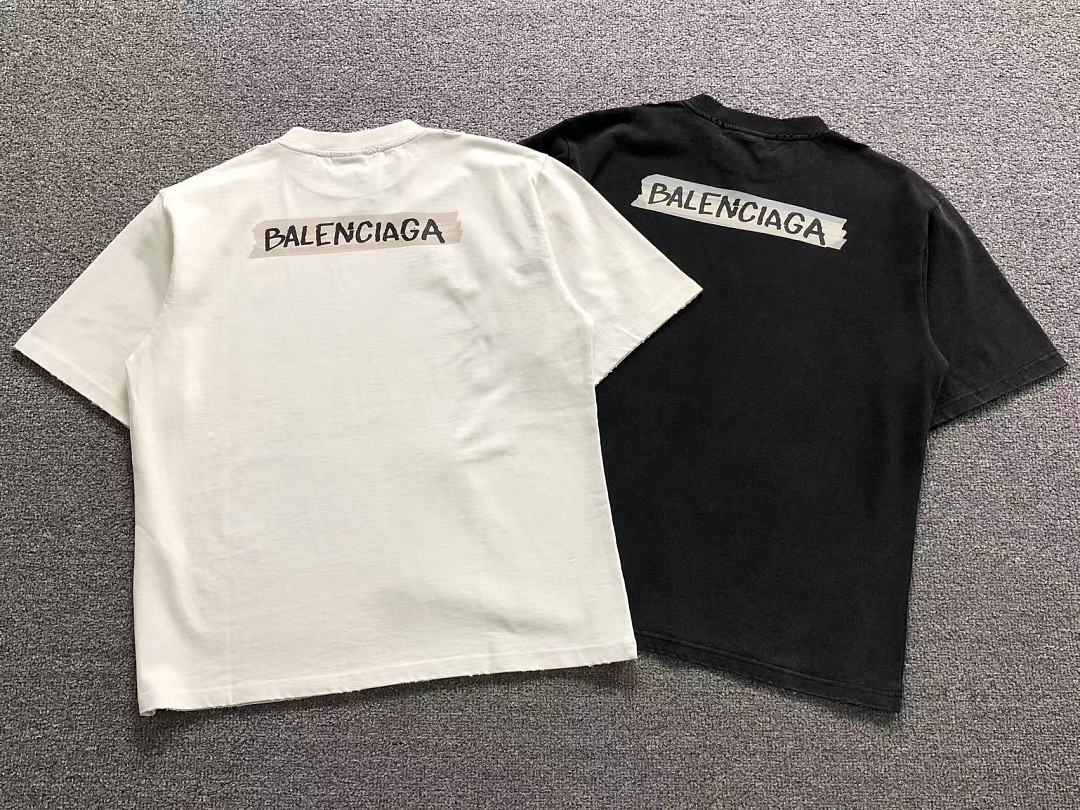 Balenciaga 135 B⭐L⭐⭐⭐IA⭐A T-SHIRT 42042413163 (Im 170Cm 60Kg I Wear Size XS In The Phot) - Image 5