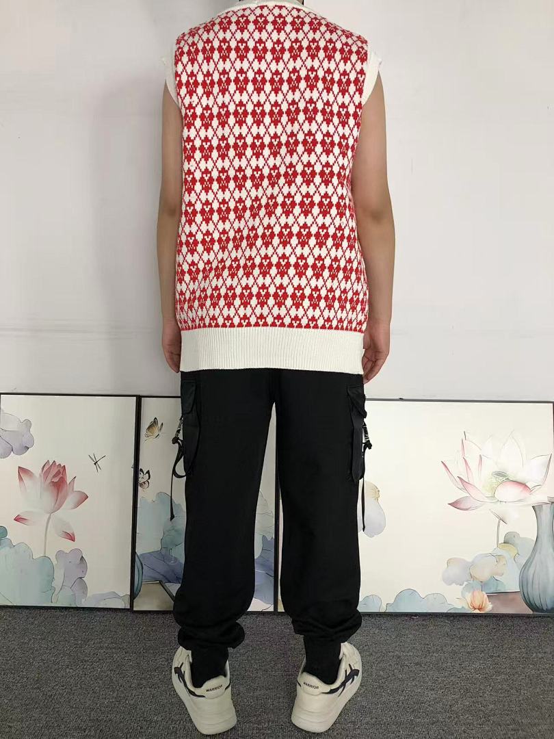 AMI 115 AMI VEST SWEATER 11082505140 (Im 170Cm 60Kg I Wear Size L In The Phot) - Image 4