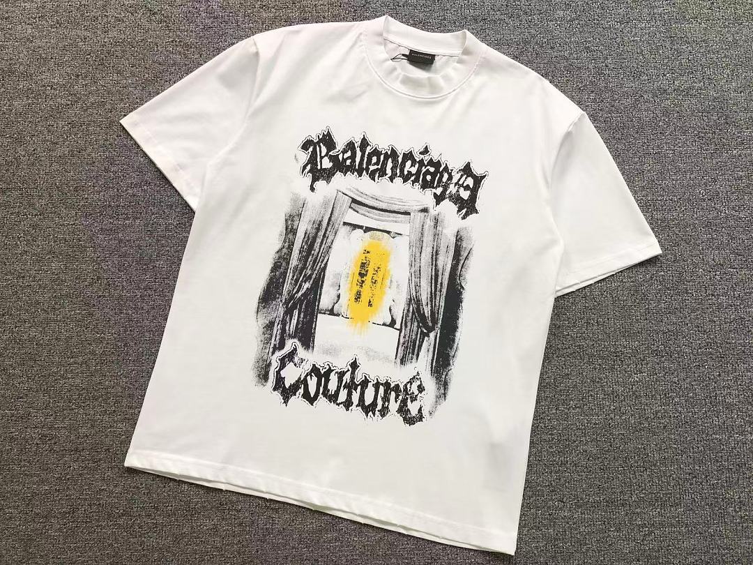 Balenciaga 129 B⭐L⭐⭐⭐IA⭐A T-SHIRT 3206171921 (Im 170Cm 60Kg I Wear Size S In The Phot) - Image 6