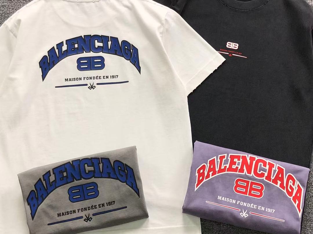 Balenciaga 128 B⭐L⭐⭐⭐IA⭐A T-SHIRT 3205061021 (Im 170Cm 60Kg I Wear Size L In The Phot) - Image 6