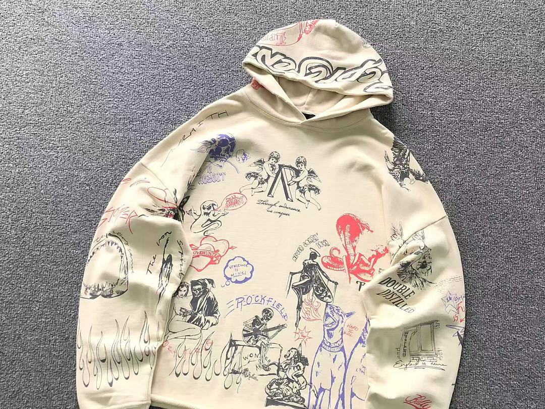 Represent 225 REPRESENT HOODIE 3208132917 (Im 170Cm 60Kg I Wear Size S In The Phot) - Image 8
