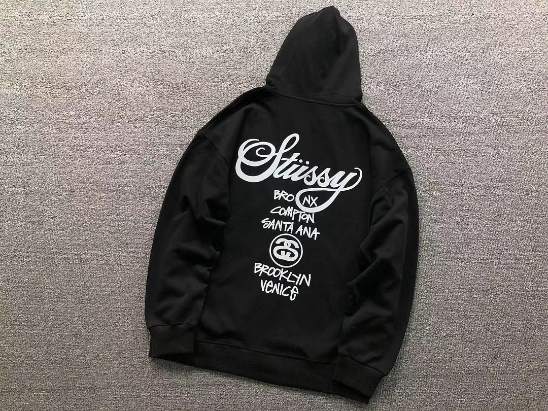Stussy 129 STUSSY HOODIE 52082502123 (Im 170Cm 60Kg I Wear Size L In The Phot) - Image 14