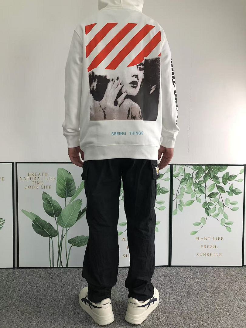 Off-White 168 OFF-WHITE HOODIE 312170919 (Im 170Cm 55Kg I Wear Size S In The Phot) - Image 5