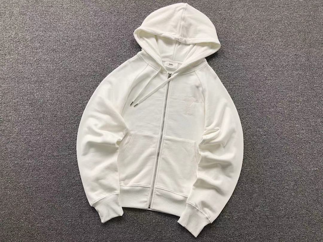 AMI 128 AMI HOODIE 503140588 (Im 170Cm 60Kg I Wear Size S In The Phot) - Image 11