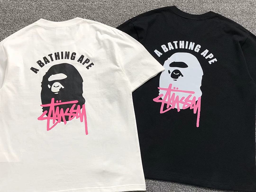 Bape 95 BAPE STUSSY T-SHIRT - Image 4