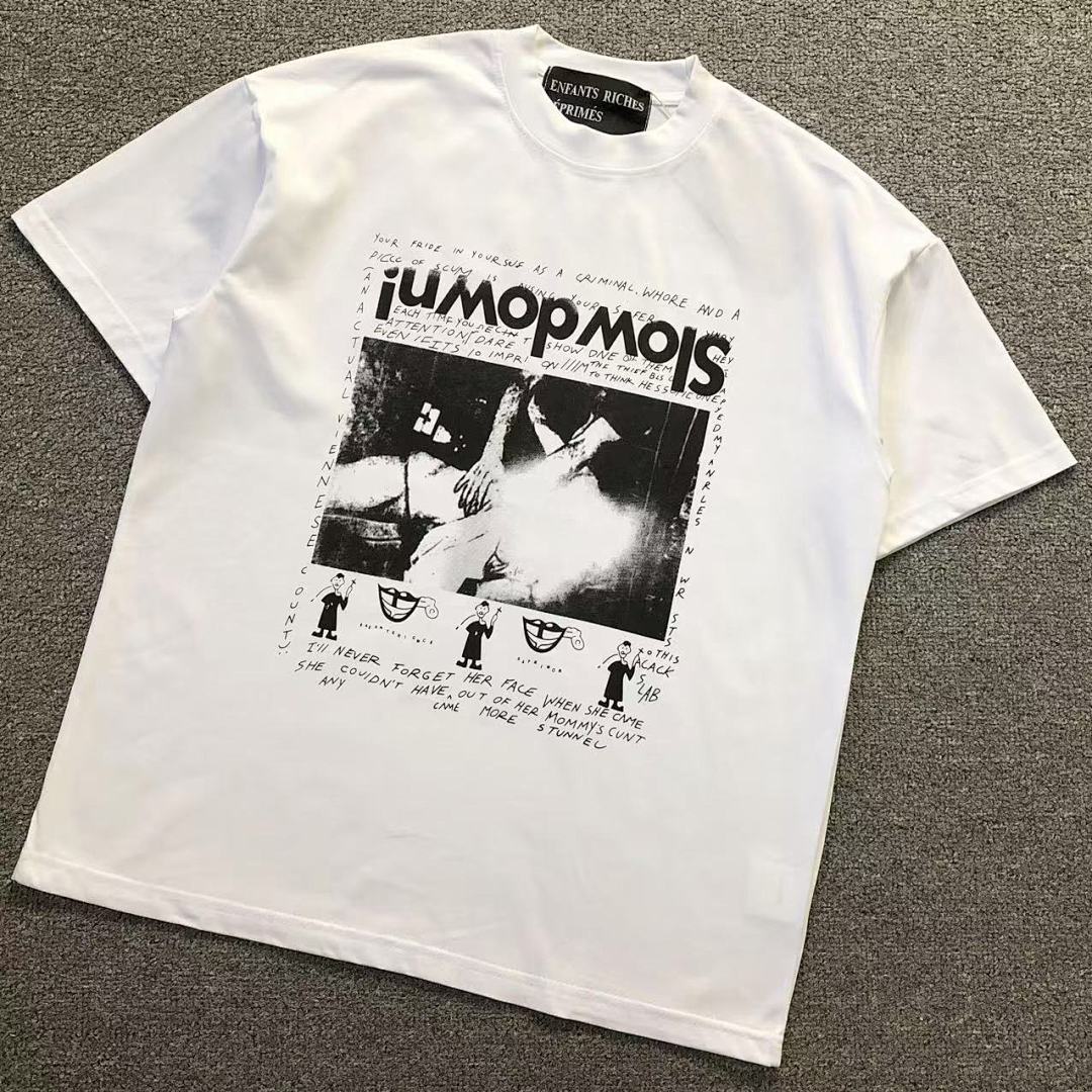 Chanel 88 ENFANTS RICHES DEPRIMES T-SHIRT 5122414162 (Im 170Cm 60Kg I Wear Size M In The Phot)