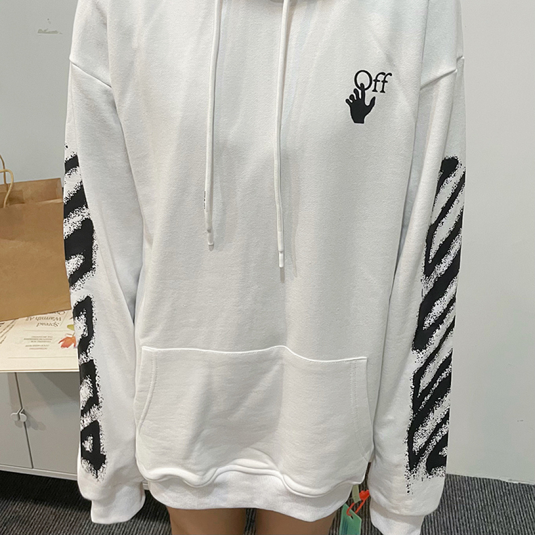Off-White 109 OFF-WHITE (WHITE HOODIE) - Image 41