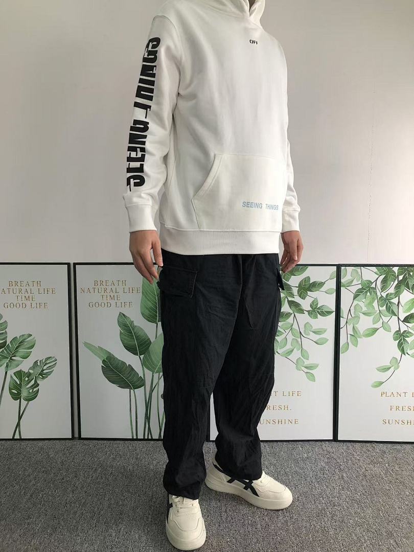 Off-White 168 OFF-WHITE HOODIE 312170919 (Im 170Cm 55Kg I Wear Size S In The Phot) - Image 4