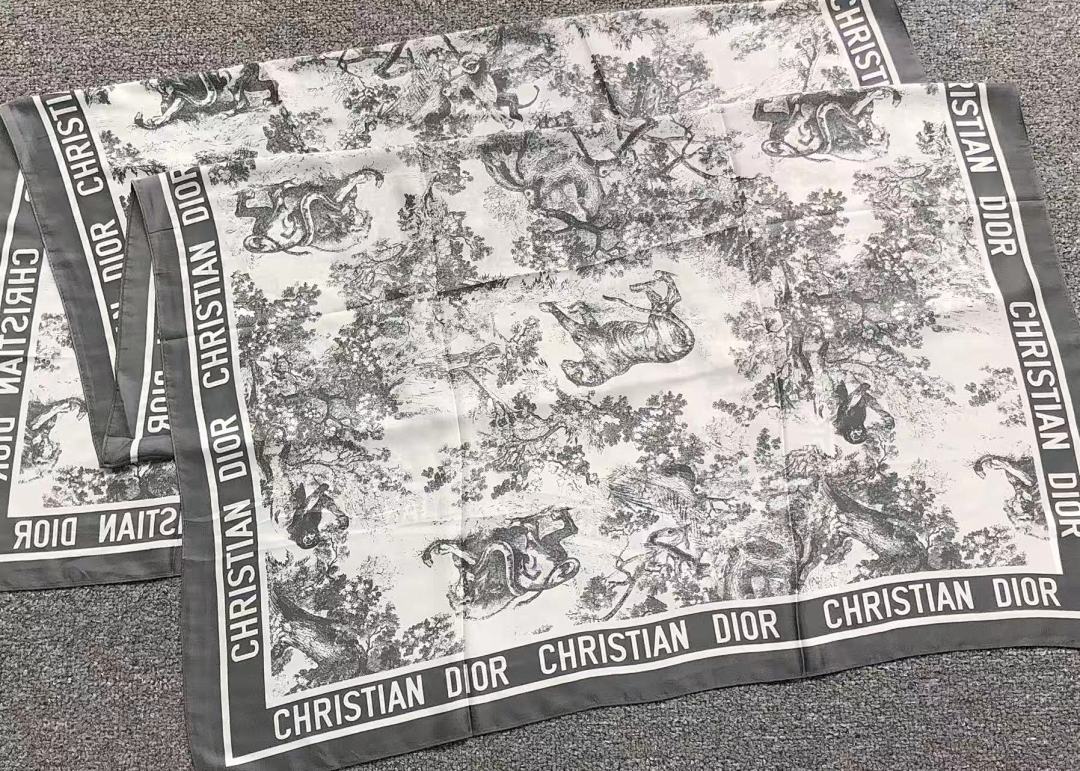 Dior 85 D⭐O⭐ SCARF 5101142102 (Long 178CM* Wide 90CM*) - Image 3