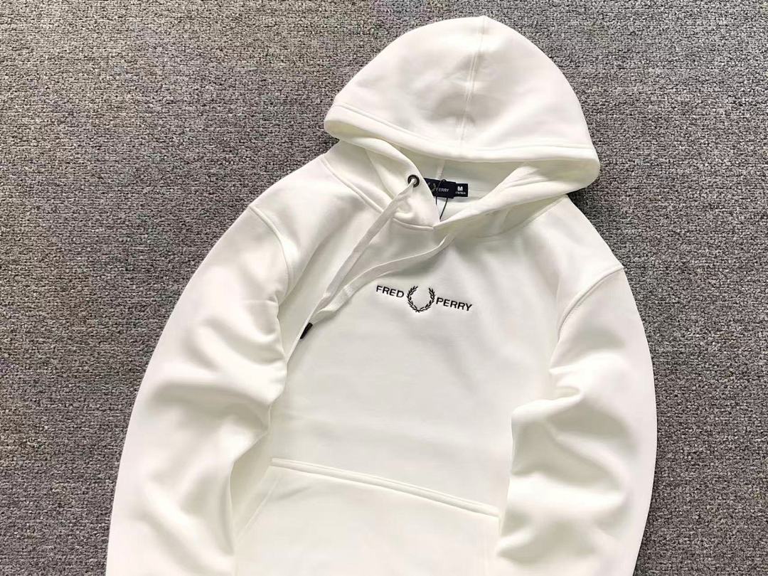 Unbranded 215 FRED PERRY HOODIE 2110212801 (Im 170Cm 60Kg I Wear Size M In The Phot) - Image 8
