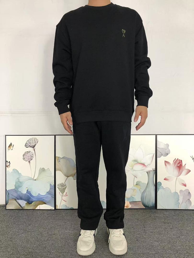 AMI 108 AMI HOODIE 59190488 (Im 170Cm 60Kg I Wear Size M In The Phot) - Image 3