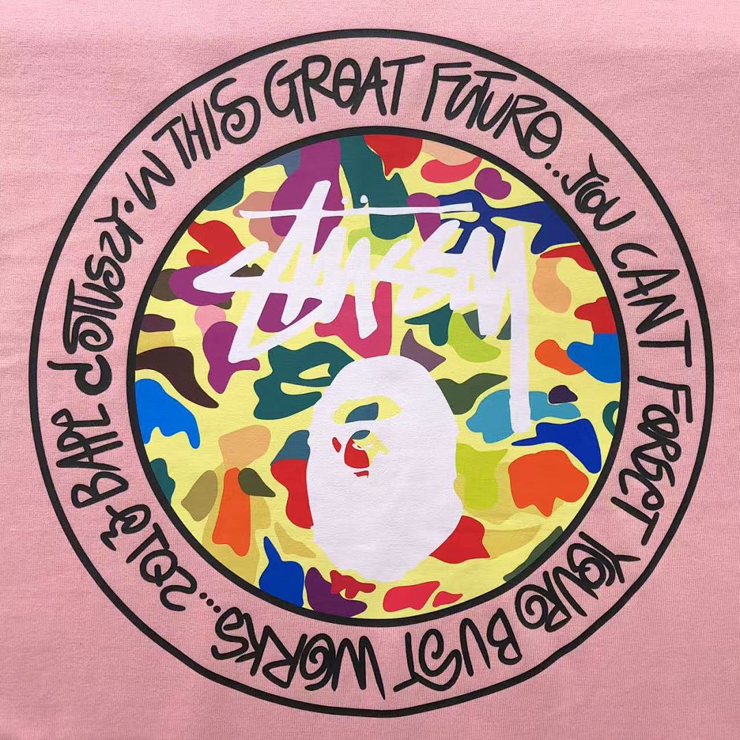 Bape 79 BAPE STUSSY T-SHIRT 411182842 (Im 170Cm 57Kg I Wear Size S In The Phot) - Image 10