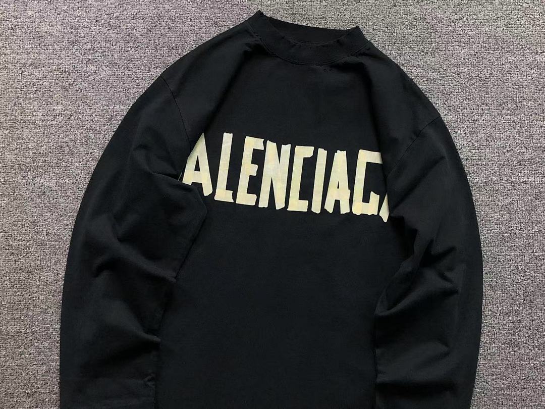 Balenciaga 165 B⭐L⭐⭐⭐IA⭐A LONG SLEEVED 4122721163 (Im 170Cm 60Kg I Wear Size S In The Phot) - Image 12