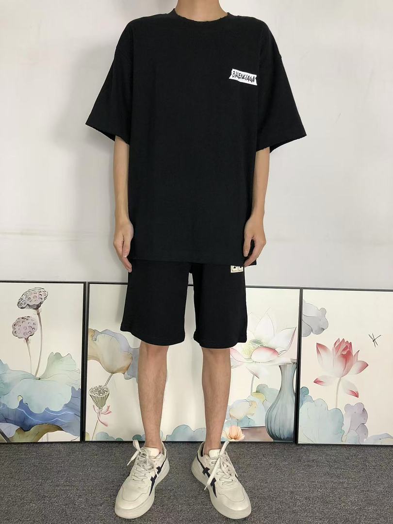 Balenciaga 125 B⭐L⭐⭐⭐IA⭐A T-SHIRT 3204303121 (Im 170Cm 60Kg I Wear Size M In The Phot) - Image 3