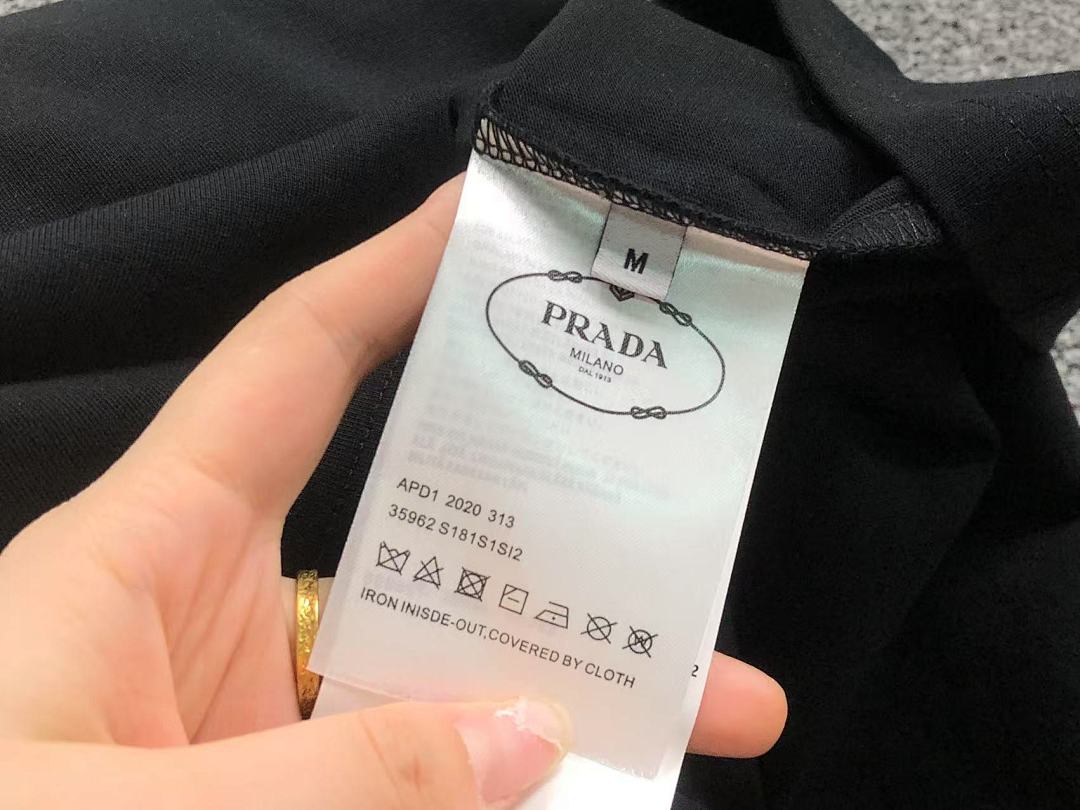 Prada 95 P⭐A⭐A T-SHIRT 3201220103 (Im 170Cm 60Kg I Wear Size M In The Phot) - Image 21