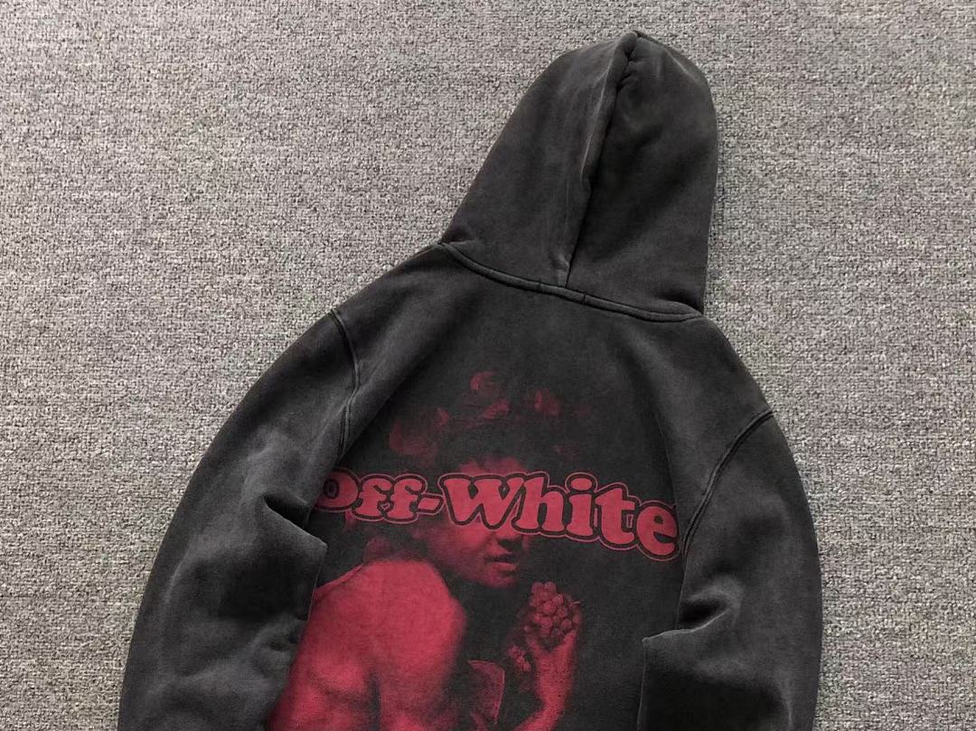 Off-White 195 OFF-WHITE HOODIE 57312219 (Im 170Cm 60Kg I Wear Size S In The Phot) - Image 7