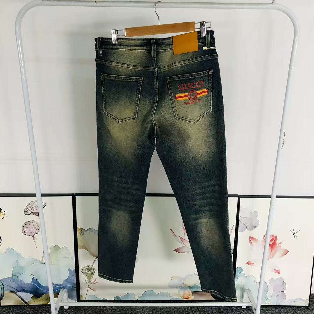 Gucci 175 G⭐C⭐I TROUSRES 2207081401 (Im 170Cm 60Kg I Wear Size 33 In The Phot) - Image 25