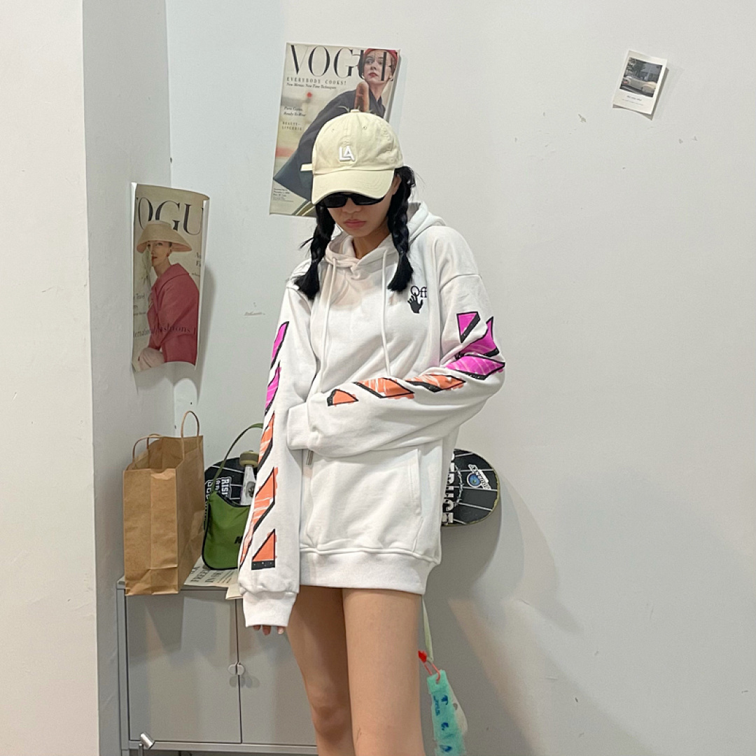Off-White 116 OFF-WHITE (WHITE HOODIE) - Image 45