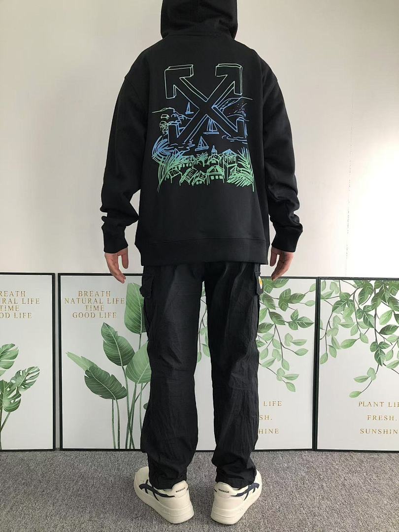 Off-White 168 OFF-WHITE HOODIE 312170319 (Im 170Cm 55Kg I Wear Size M In The Phot) - Image 4