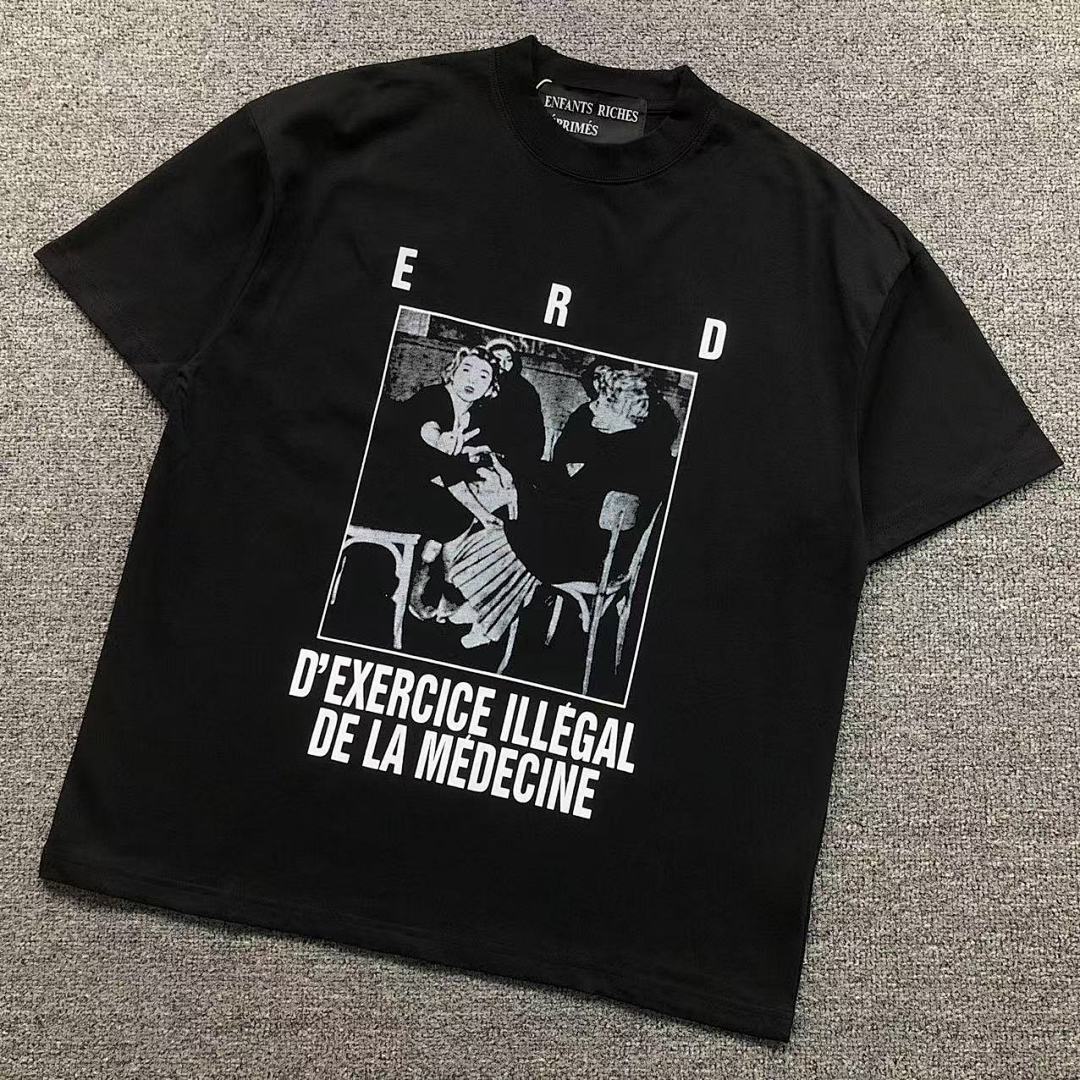 Chanel 85 ENFANTS RICHES DEPRIMES T-SHIRT 5232110162 (Im 170Cm 60Kg I Wear Size M In The Phot)